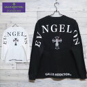 【送料無料】メンズ 新世紀エヴァンゲリオン EVANGELION GALLIS ADDICTION ガリス アディクション コラボ 長袖 Tシャツ ロンT オーバー..