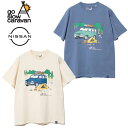 メンズ ゴースローキャラバン go slow caravan NISSAN ニッサン 日産 コラボ 半袖 Tシャツ ティーシャツ ラシーン 車 ユニセックス レディース