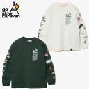 【送料無料】ゴースローキャラバン go slow caravan 長袖 Tシャツ ティーシャツ 長袖Tシャツ 袖プリント ロゴ ユニセックス メンズ レディース