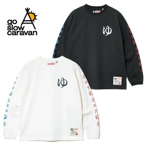 【送料無料】ゴースローキャラバン go slow caravan 長袖 Tシャツ ティーシャツ 長袖Tシャツ トップス 銭湯 湯 ゆ 温泉 ユニセックス メンズ レディース 白 ホワイト 黒 ブラック