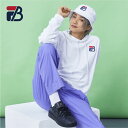 【送料無料】BE:FIRST FILA フィラ コラボ JUNON RYUHEI 着用モデル 限定 長袖 パーカー プルオーバー ロゴ 刺繍 公式 グッズ ノベルティ レディース ユニセックス ホワイト レッド ブラック