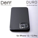 iPhone 12 / iPhone 12 ProyzA~h@ۑfރP[X DUROif[j Ultra Slim & Light Case DURO for iPhone 12 / 12 Pro CX[dΉ