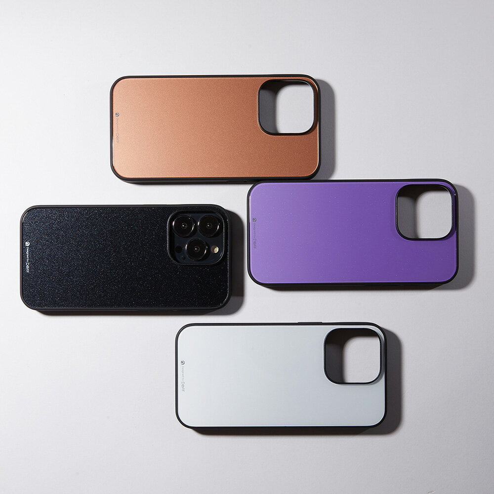 Deff ディーフ iPhone 13 / iPhone 13 Pro ハイブリッドケース Etanze（エタンゼ）メタリックカラー Hybrid Case Etanze for iPhone 13 / 13 Pro ワイヤレス充電対応