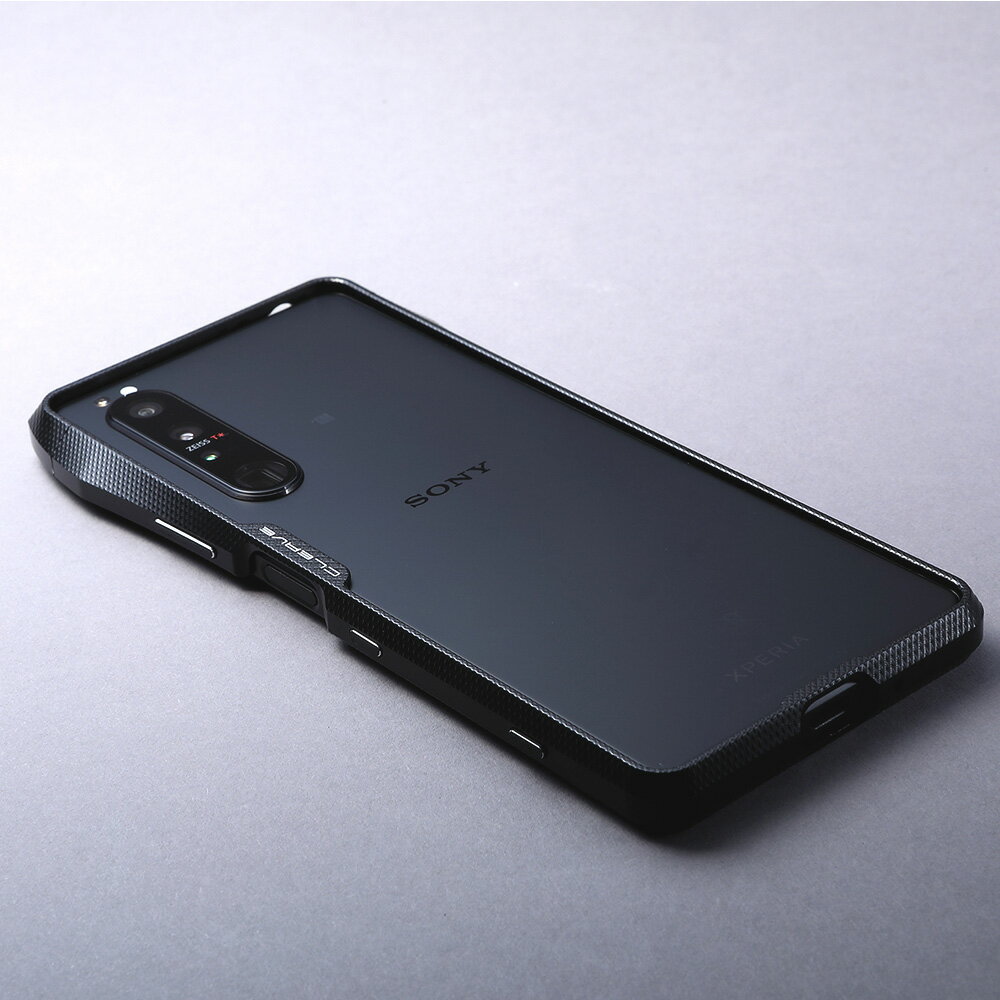 Xperia1III用アルミニウムバンパーサイドセンス対応CLEAVEAluminumBumperCHRONOforXperia1III【送料無料】