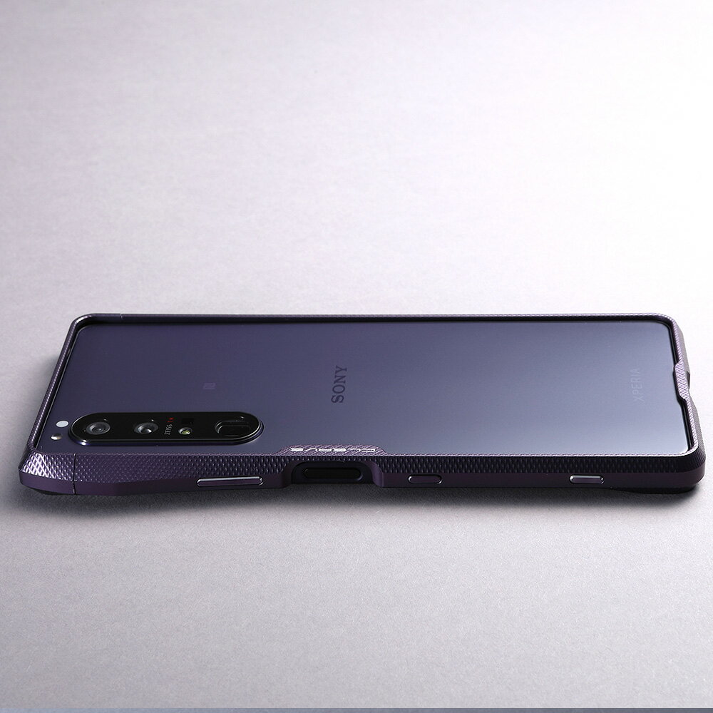 Xperia1III用アルミニウムバンパーサイドセンス対応CLEAVEAluminumBumperCHRONOforXperia1III【送料無料】
