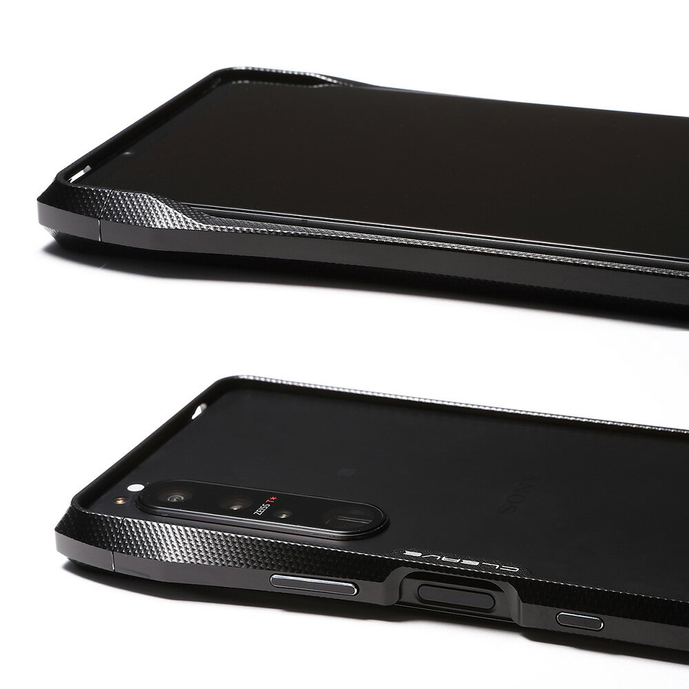 Xperia1III用アルミニウムバンパーサイドセンス対応CLEAVEAluminumBumperCHRONOforXperia1III【送料無料】