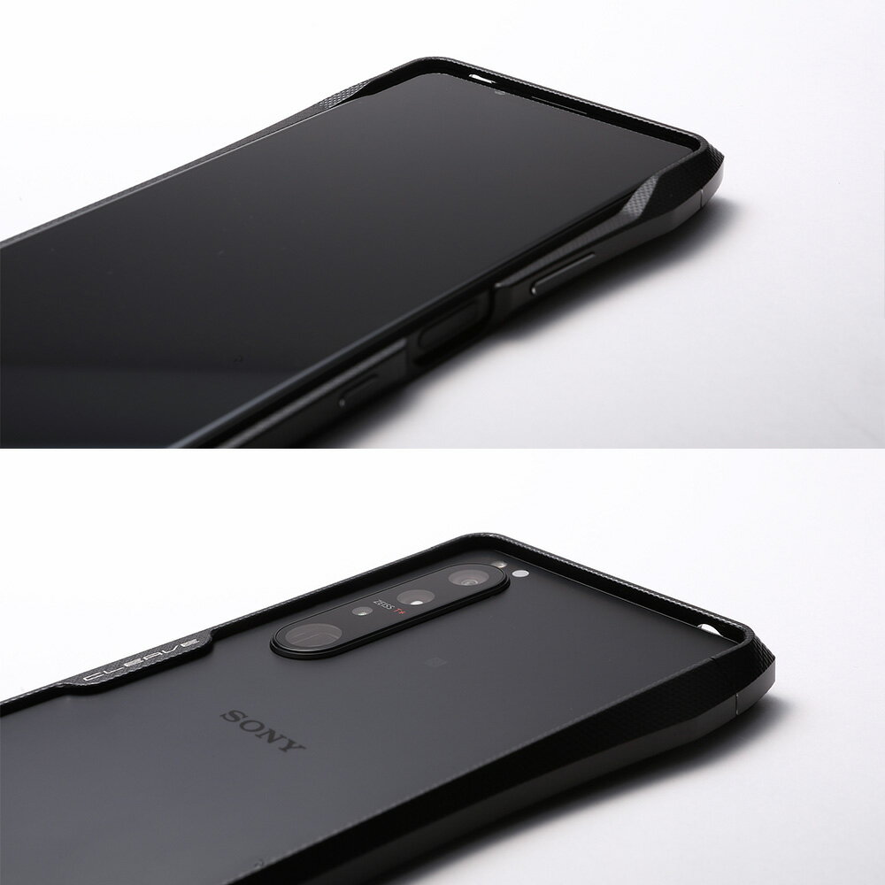 Xperia1III用アルミニウムバンパーサイドセンス対応CLEAVEAluminumBumperCHRONOforXperia1III【送料無料】
