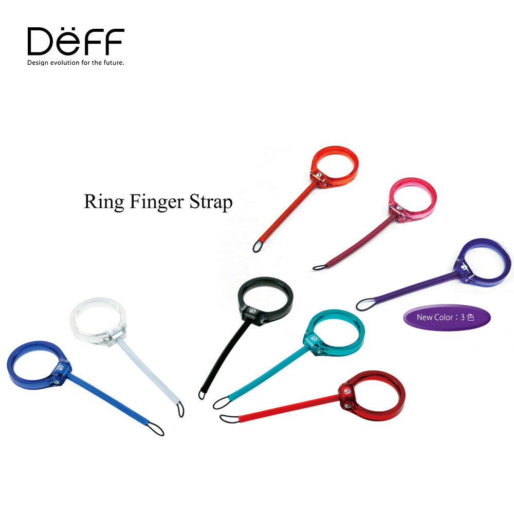 Rakuten - 【Deff直営ストア】Crystal Ring Finger Strap