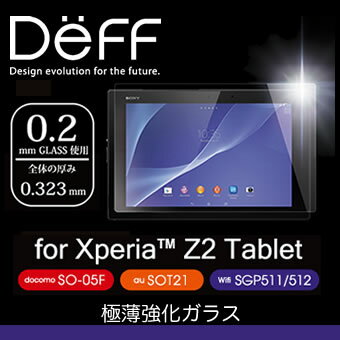 High Grade Glass Screen Protector for Xperia Z2 Tablet SO-05FSOT21SGP511/512