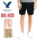 大きいサイズ メンズ アメリカンイーグル AMERICAN EAGLE ジョガーショートパンツ チノショーツ ハーフパンツ XL