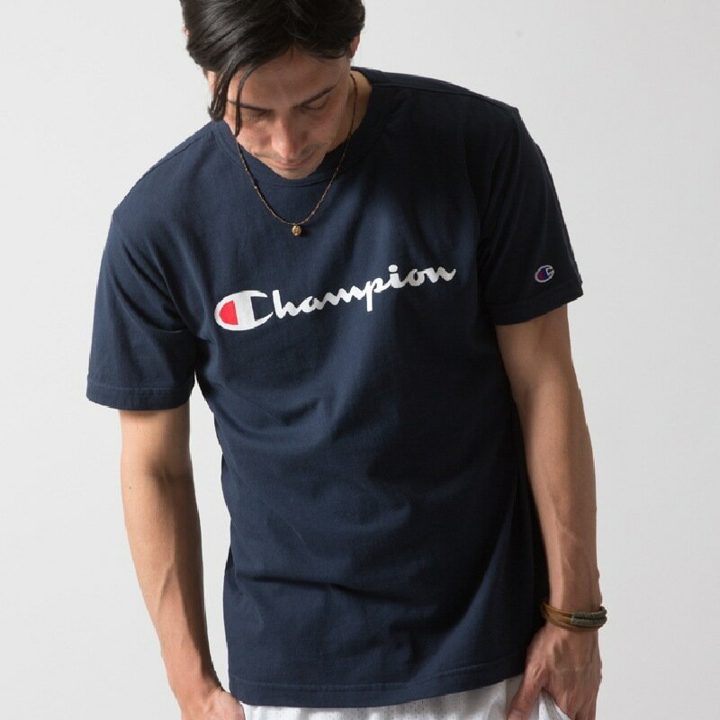 チャンピオン Champion 半袖Tシャツ ロゴ ベーシック アメカジ 3L 4L 5L 大きいサイズ メンズ [M便 1/1]