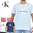 カルバン・クライン Tシャツ メンズ CK カルバンクラインジーンズ Calvin Klein Jeans クルーネック 半袖Tシャツ XL XXL 大きいサイズ メンズ