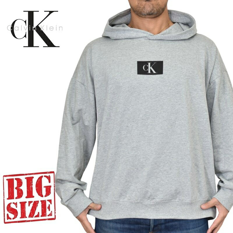 �礭�������� ��� CK ����Х󥯥饤�� Calvin Klein �ѡ����� �ա��ǥ��� �ץ륪���С��������å� ���� �ܥå������� ���졼 XXL