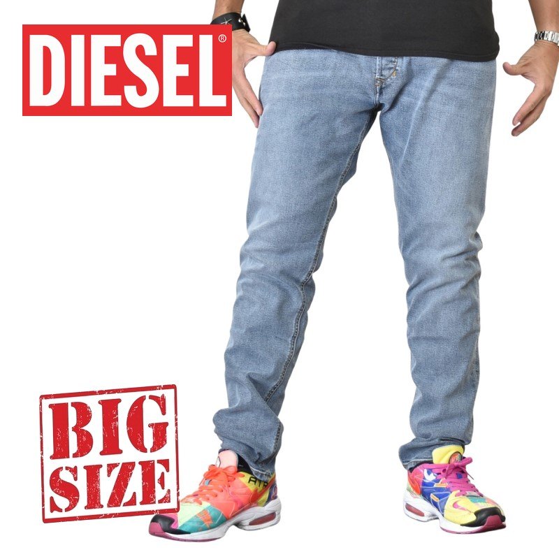 DIESEL ディーゼル デニムパンツ ジーンズ スリム TEPPHAR 084SJ STRETCH 38インチ 大きいサイズ メンズ