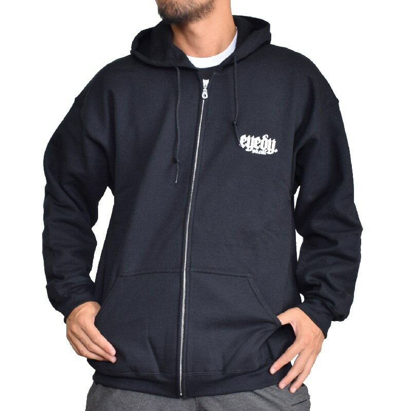 EYEDY アイディー GUADALUPE マリア パーカー フルジップ スウェット 裏起毛 XL XXL 大きいサイズ メンズ