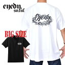 EYEDY アイディー TEAM CROWN 半袖Tシャツ 黒 白 ブラック ホワイト XXL XXXL M便 1/1