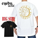 大きいサイズ メンズ EYEDY アイディー SIE MARIA 半袖Tシャツ 黒 ブラック 白 ホワイト XXL XXXL(4)