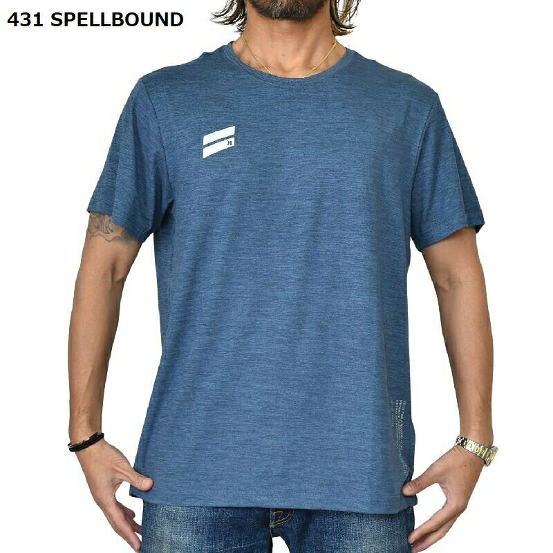 Hurley ハーレー 半袖 ラッシュガード Tシャツ ワンポイント 紫外線対策 水着 スイ...