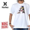 Hurley ハーレー 半袖 Tシャツ エンジェルス 47コラボ 白 ホワイト USAモデル XL XXL 大きいサイズ メンズ