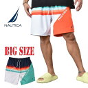 NAUTICA ノーティカ ノーチカ スイムショーツ 水着 水陸両用 インナー付き ハーフパンツ ショーツ XL XXL 大きいサイズ メンズ