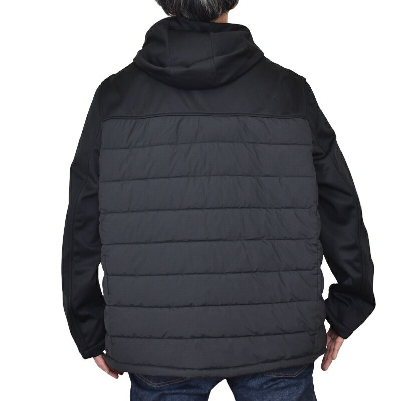大きいサイズ メンズ NAUTICA ノーティカ フード付き ハイブリッド 中綿ジャケット XXL