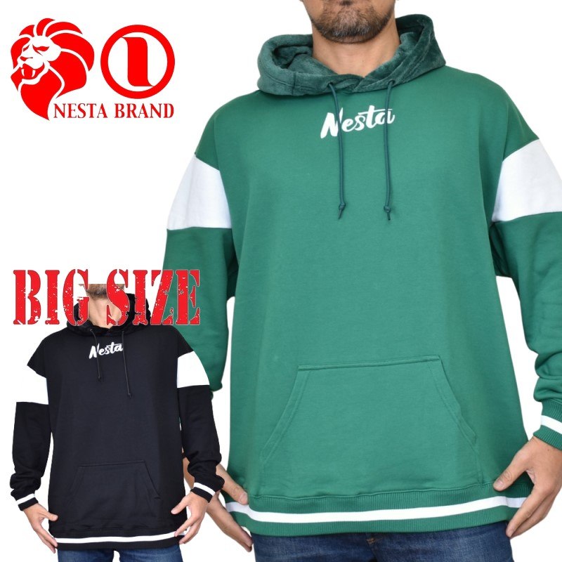 NESTA BRAND ネスタブランド ネスタライオン フード ファー パーカー スウエット プルオーバー フーディー XXL XXXL 大きいサイズ メンズ あす楽