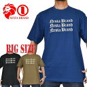 ネスタブランド NESTA BRAND 半袖Tシャツ JAPAN加工 ゴールド ペースト T XXL XXXL 大きいサイズ メンズ