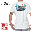 O 039 Neill オニール 半袖Tシャツ バックプリント STANDARD FIT USAモデル XL XXL 大きいサイズ メンズ