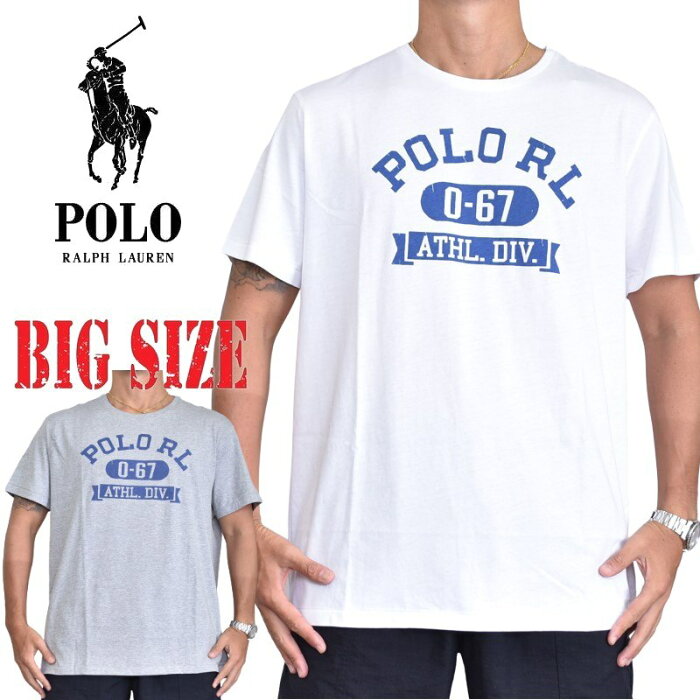 ポロ ラルフローレン POLO Ralph Lauren ワンポイント クルーネック 半袖Tシャツ XL XXL 大きいサイズ メンズ