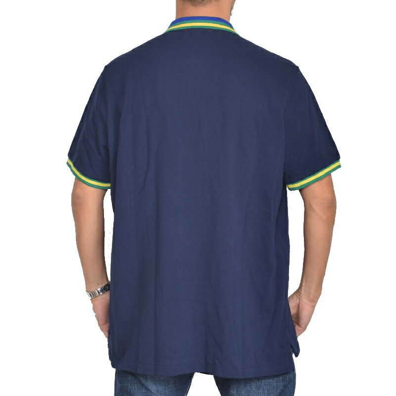 ポロラルフローレン POLO RALPH LAUREN ビッグポニー 鹿の子 半袖ポロシャツ classic fit ネイビー 白 赤 青 緑 XL XXL 大きいサイズ メンズ あす楽