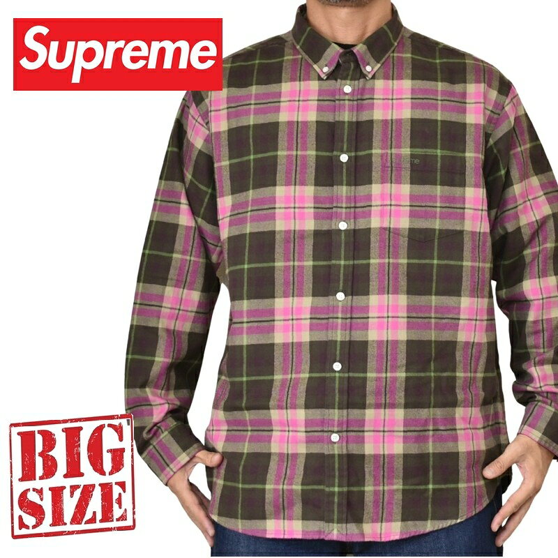 楽天市場】supreme plaid flannel（カジュアルシャツ｜トップス
