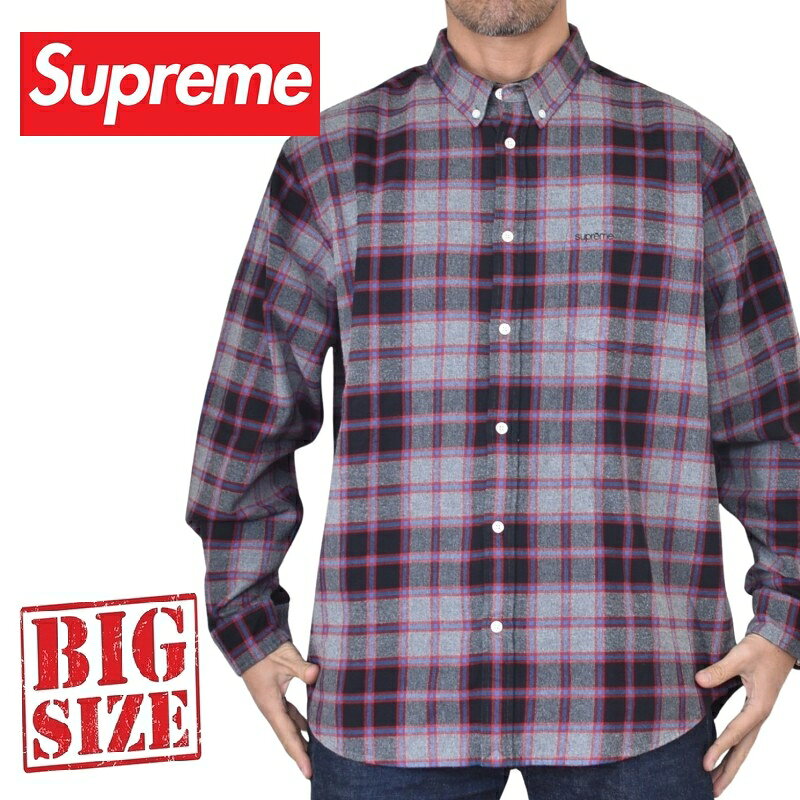 楽天市場】supreme heavy weight flannel shirtの通販