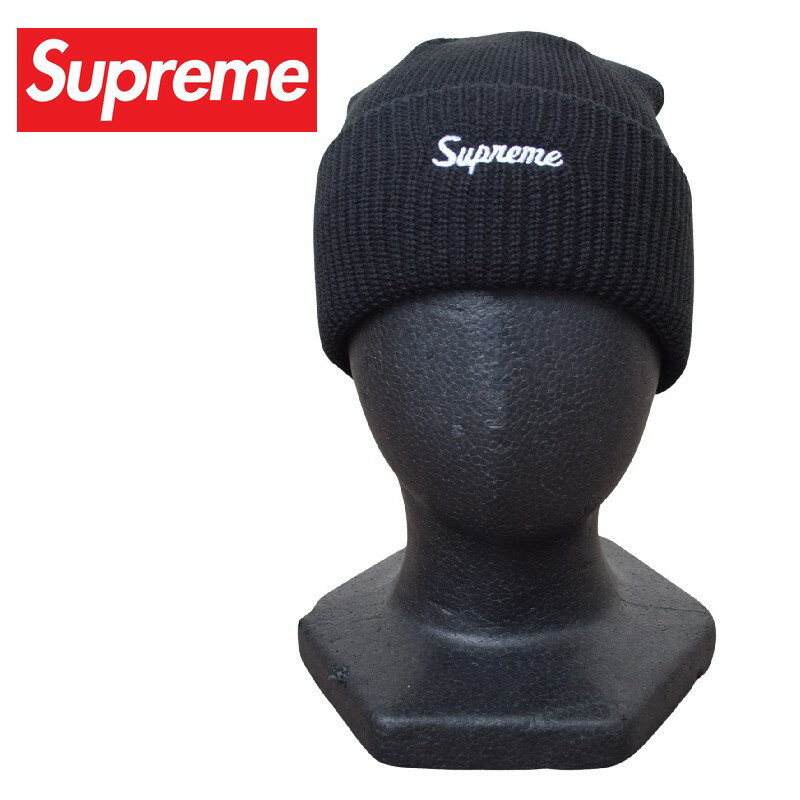 Supreme シュプリーム Loose Gauge Beanie ビーニーキャップ ニット帽 黒 ブラック