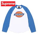 Supreme シュプリーム Dickies Raglan L/S Top ディッキーズ ラグラン長袖Tシャツ S M L(4)