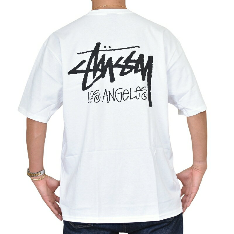 大きいサイズメンズ STUSSY ステューシー半袖 Tシャツ LA限定 ロサンゼルス Los An...