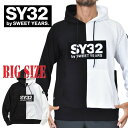 SY32 by SWEET YEARS XEFbg vI[o[ p[J[ уXEFbg SAGARA WAPEEN BOXLOGO P/O HOODIE XXL XXXL XXXXL 傫TCY Y y