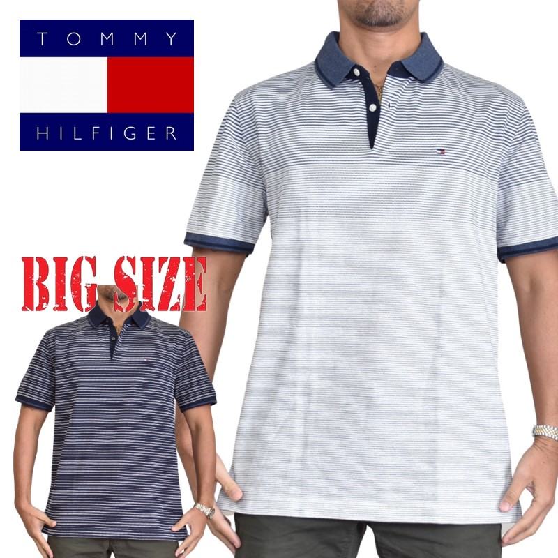 礭  ȥߡҥե TOMMY HILFIGER Ⱦµ ݥ ݥ ܡ  ۥ磻 ͥӡ XL XXL XXXL 礭 