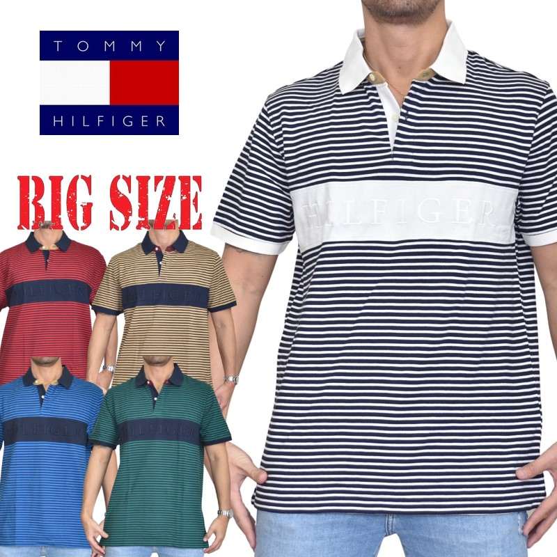 礭  ȥߡҥե TOMMY HILFIGER λ Ⱦµ ݥ ɽ ܡ XL XXL XXXL 礭 