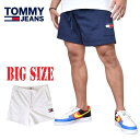 大きいサイズ メンズ トミージーンズ TOMMY JEANS スウェット ショーツ ハーフパンツ XL XXL XXXL