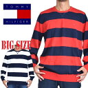 傫TCY Y TOMMY HILFIGER g~[qtBK[ N[lbN Z[^[ jbg Rbg  |Cg {[_[ XL XXL XXXL y