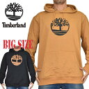 大きいサイズ メンズ ティンバーランド パーカー プルオーバー スウェット ブラック 黒 Timberland XXL XXXL