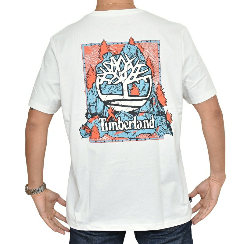 大きいサイズ メンズ Timberland ティンバーランド 半袖 Tシャツ バックプリント REGULAR FIT USAモデル XL XXL