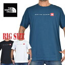 大きいサイズ メンズ ノースフェイス 半袖 ロゴプリント Tシャツ ヨーロッパライン THE NORTH FACE NEVER STOP EXPLORING TEE XL XXL