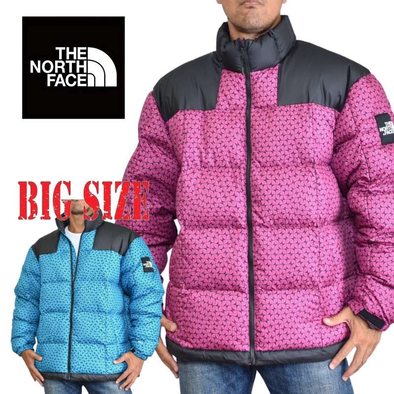 ノースフェイス 大きいサイズ メンズ ダウンジャケット LHOTSE JACKET ボックスロゴ ヌプシ XL THE NORTH FACE USAモデル あす楽