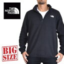 ノースフェイス 大きいサイズ メンズ ハーフジップ フリースジャケット RESOLVE FLEECE 1/4 Zip XL XXL THE NORTH FACE USAモデル あす楽