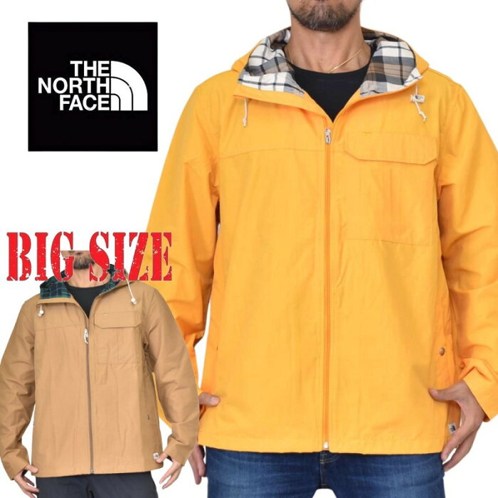 ノースフェイス THE NORTH FACE FRUITVALE JACKET ジャケット ウインドブレイカー マウンテンパーカー アウター 黄色 イエロー ブラウン XL XXL 大きいサイズ メンズ あす楽