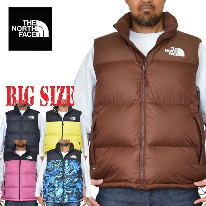 ノースフェイス THE NORTH FACE ダウンベスト アウター ヌプシ 1996 Nuptse Vest USAモデル XL XXL 大きいサイズ メンズ あす楽