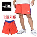 ノースフェイス 大きいサイズ メンズ スウェットショーツ ハーフパンツ ショートパンツ ハーパン TECH SHORT オレンジ M L XL XXL USAモデル THE NORTH FACE あす楽