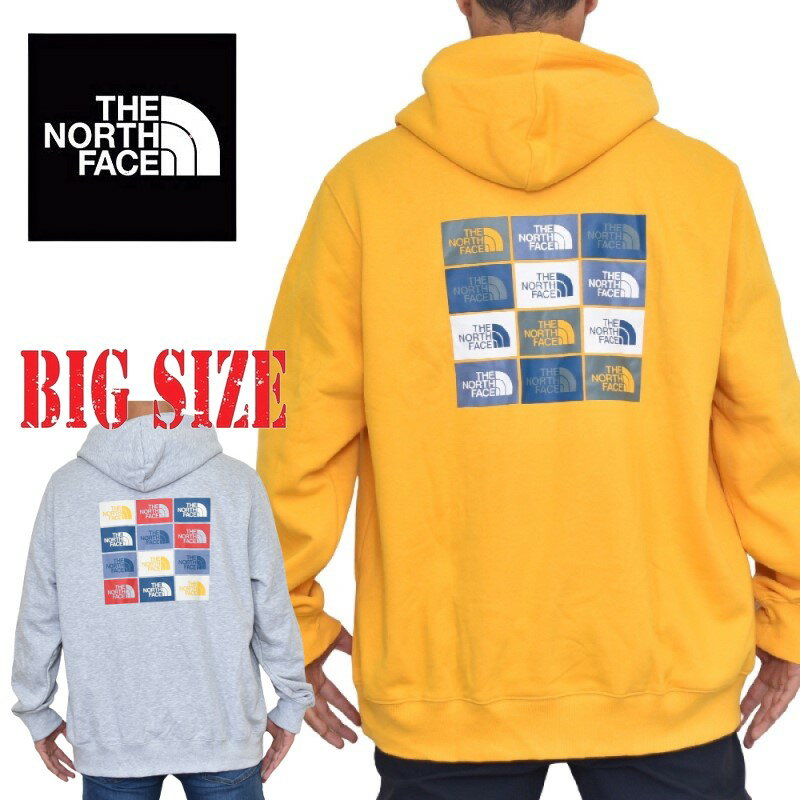 ノースフェイス THE NORTH FACE プルオーバー パーカー 裏起毛スウェット 黄色 イエロー HD NOVELTY GRAPHIC 2 USAモデル XL XXL 大きいサイズ メンズ あす楽