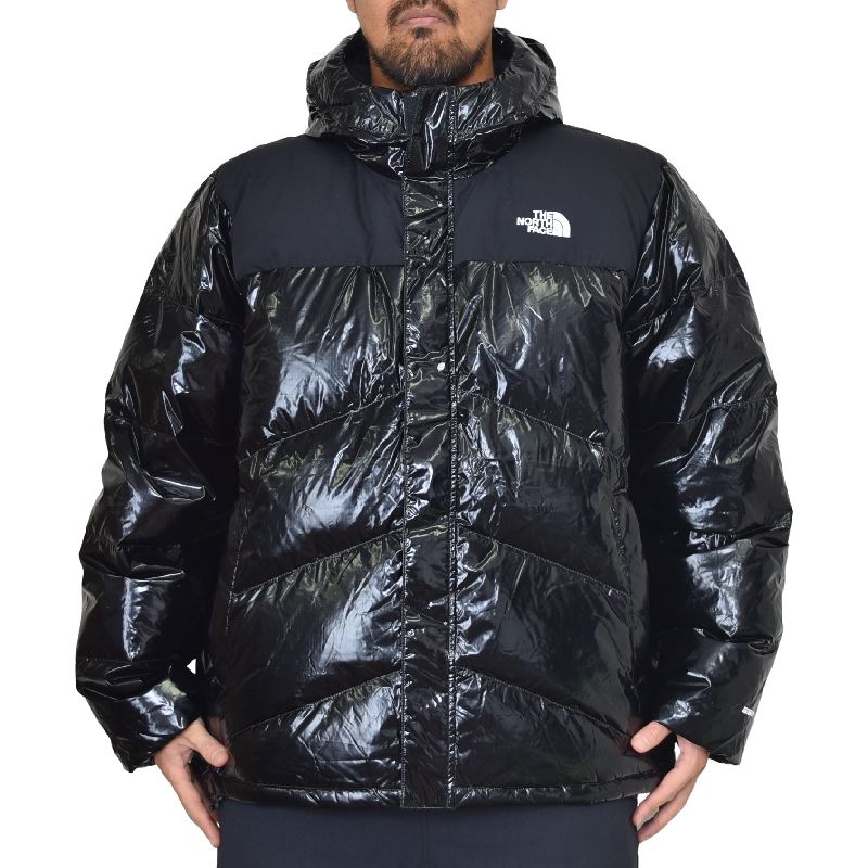 ノースフェイス THE NORTH FACE ダウンジャケット フード エナメル 黒 ブラック BALHAM DOWN JACKET XXL 大きいサイズ メンズ あす楽